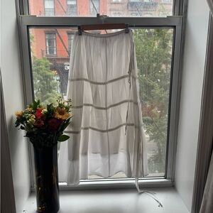 🤍PRINCESS POLLY🤍 White midi skirt